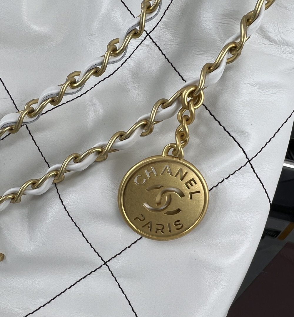 [REP 1:1] Chanel 22 Medium Handbag Yellow/Grey/Brown/Dark Blue/Pink/Jade Green/White For Women 37cm / 14.5in