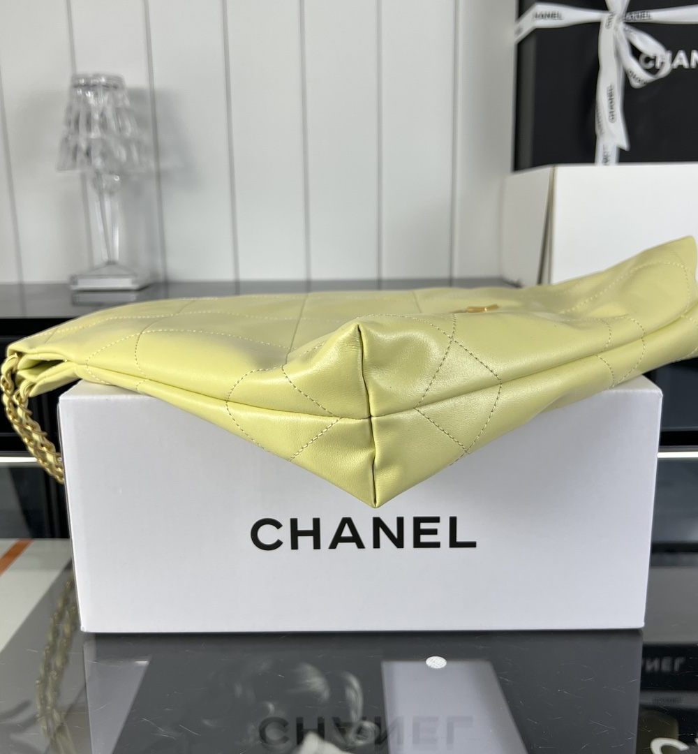 [REP 1:1] Chanel 22 Medium Handbag Yellow/Grey/Brown/Dark Blue/Pink/Jade Green/White For Women 37cm / 14.5in