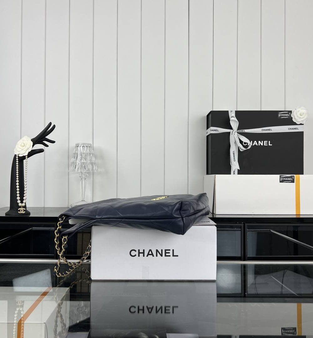 [REP 1:1] Chanel 22 Medium Handbag Yellow/Grey/Brown/Dark Blue/Pink/Jade Green/White For Women 37cm / 14.5in