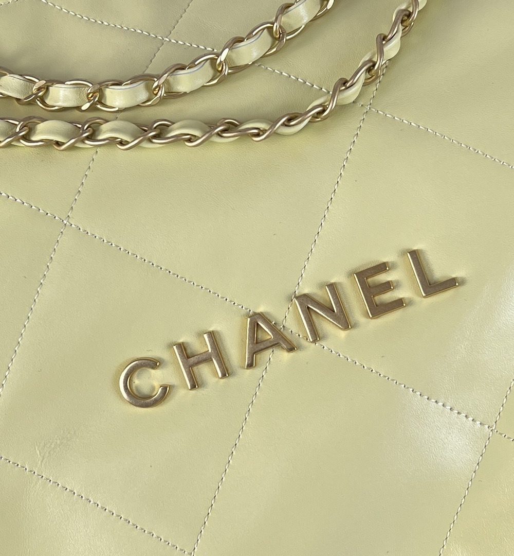 [REP 1:1] Chanel 22 Medium Handbag Yellow/Grey/Brown/Dark Blue/Pink/Jade Green/White For Women 37cm / 14.5in
