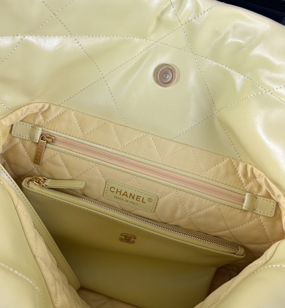 [REP 1:1] Chanel 22 Medium Handbag Yellow/Grey/Brown/Dark Blue/Pink/Jade Green/White For Women 37cm / 14.5in