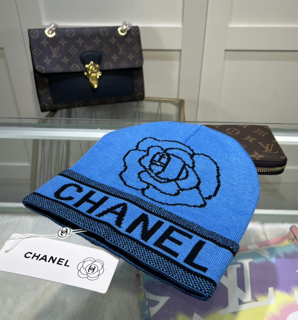 Chanel Beanie In Blue