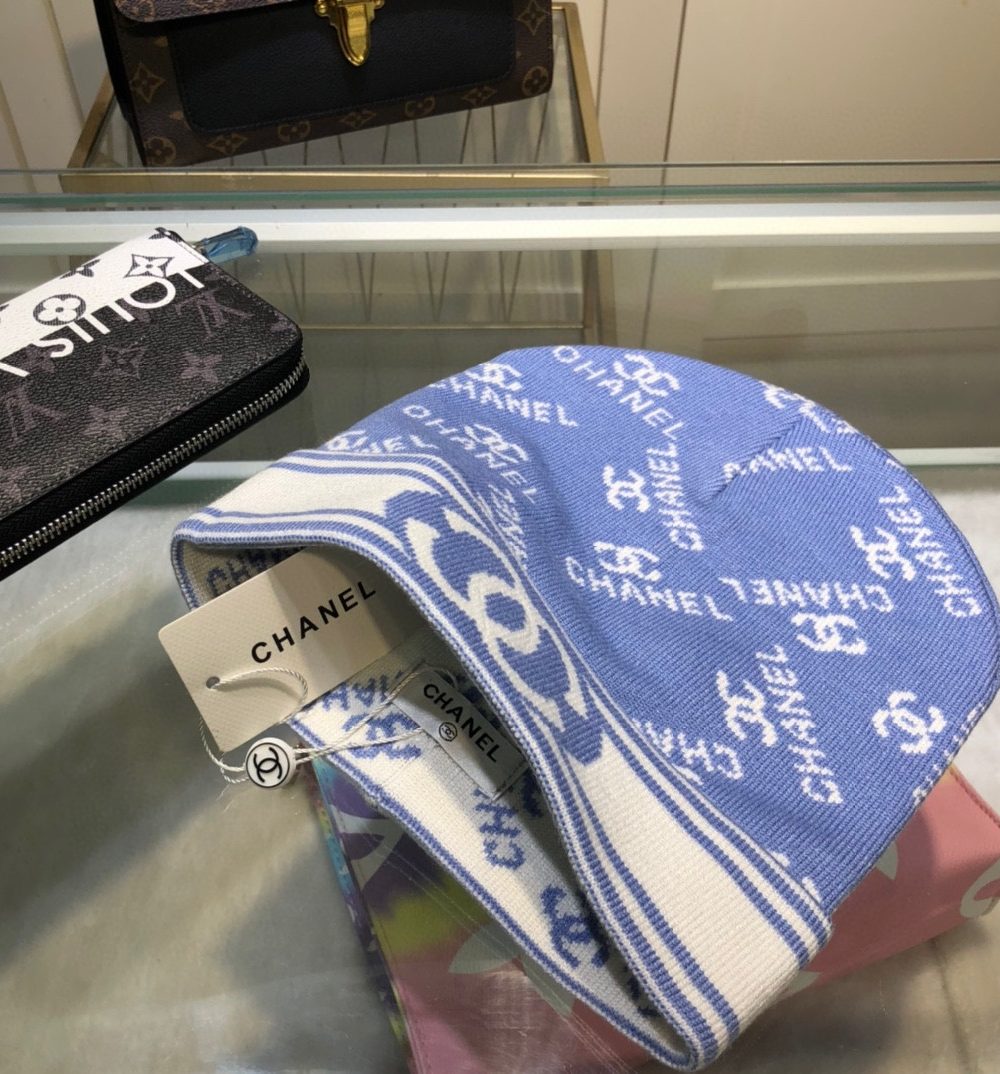 Chanel Beanie In Blue