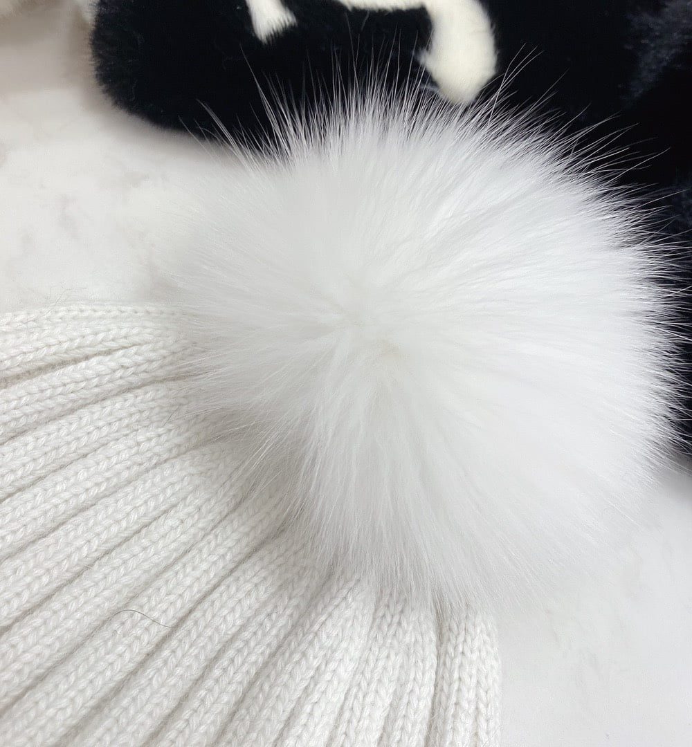 Chanel Beanie White