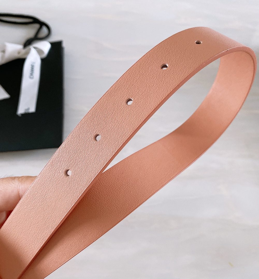 1:1 Replica Chanel Belt With Ribbon Buckle Dust Pink Women Belt