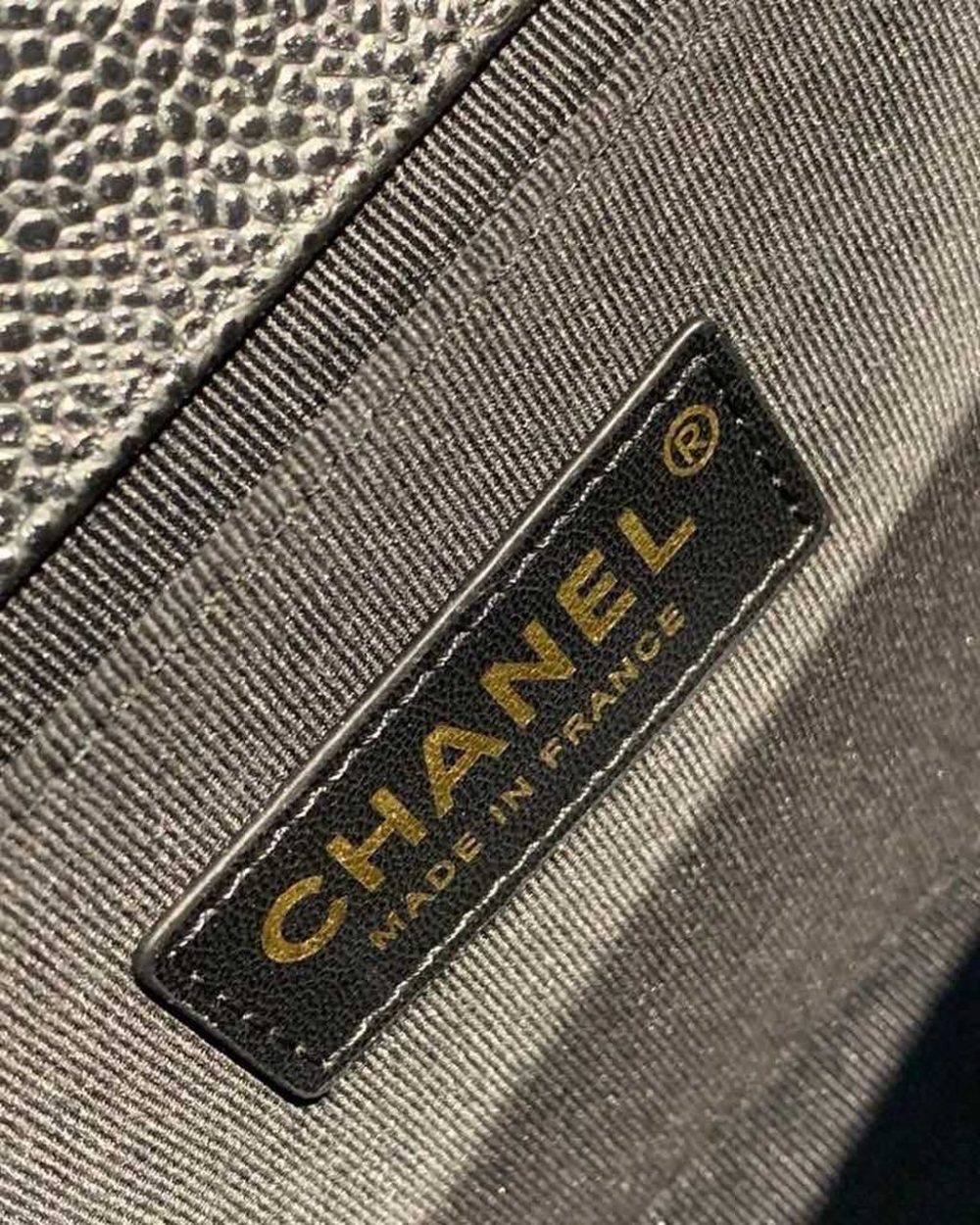 [REP 1:1] Chanel Boy Handbag Gold Toned Hardware Black For Women, Women's Bags, Shoulder And Crossbody Bags 9.8in/25cm A67086