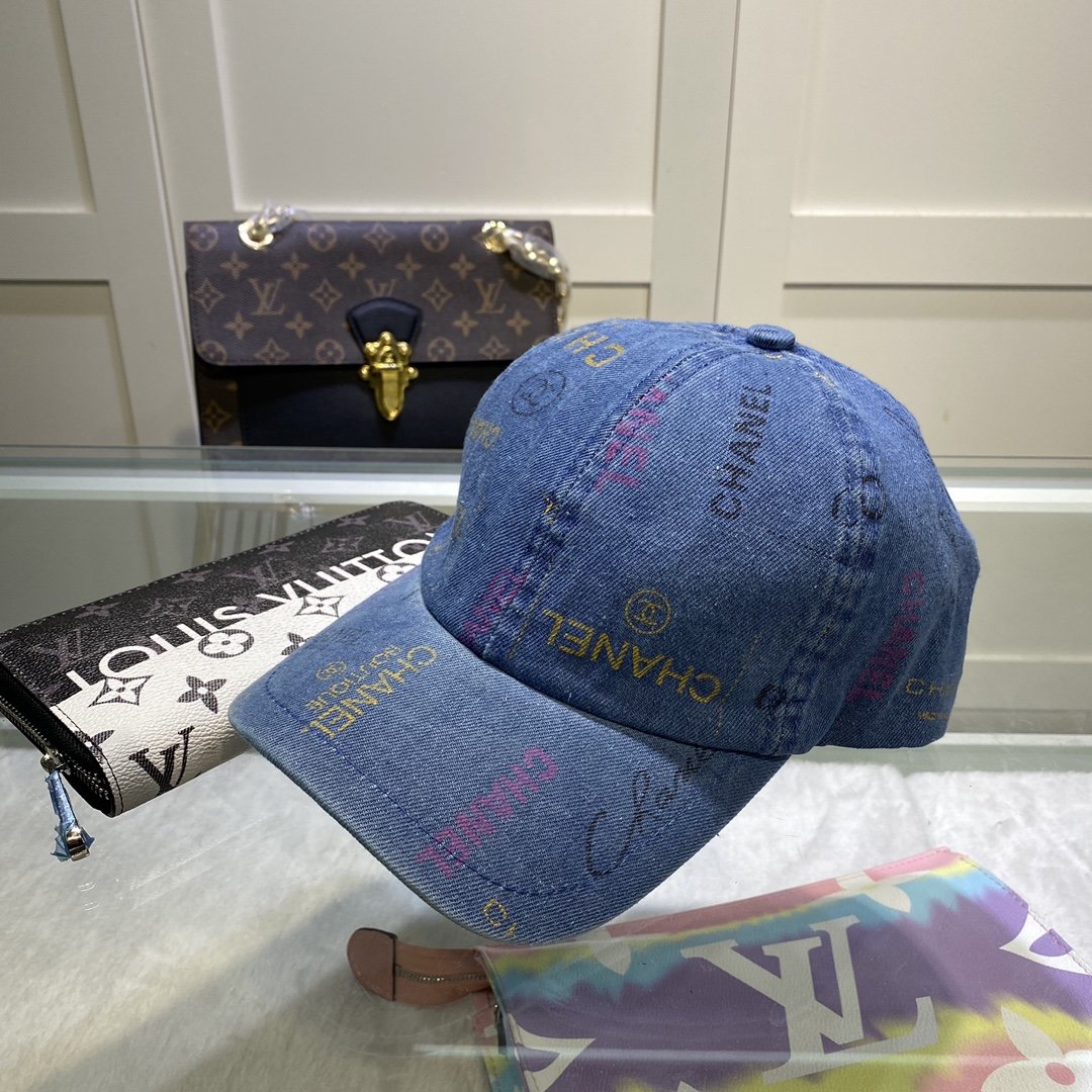 Chanel Cap Blue - Image 2