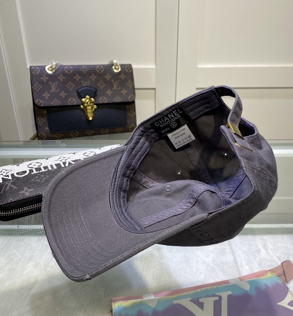 Chanel Cap Dark Grey