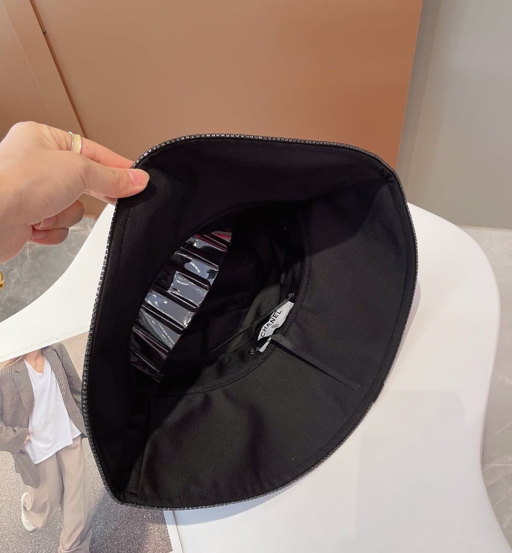 Chanel Cloche Hat Black Chanel Hat