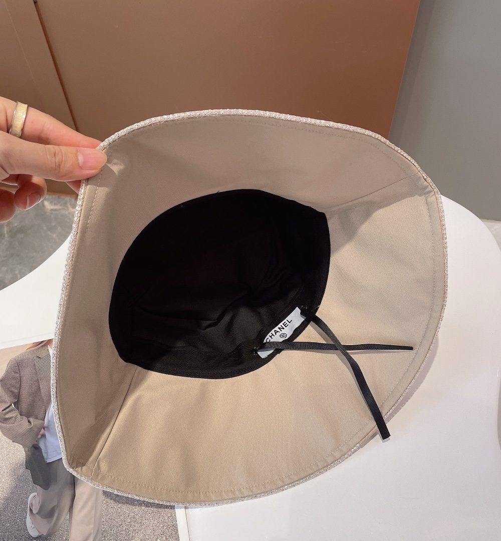 Chanel Cloche Hat Cream Chanel Hat