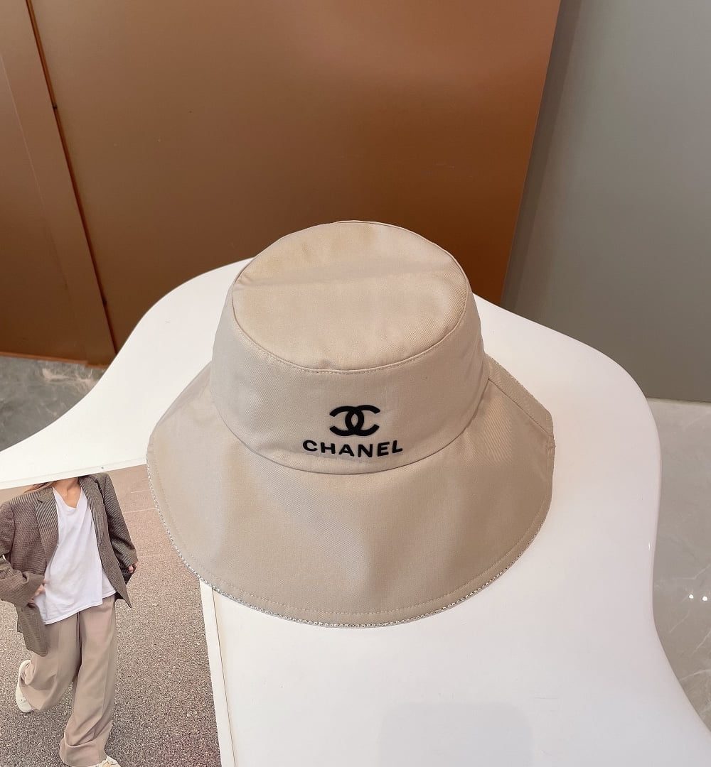 Chanel Cloche Hat Cream Chanel Hat
