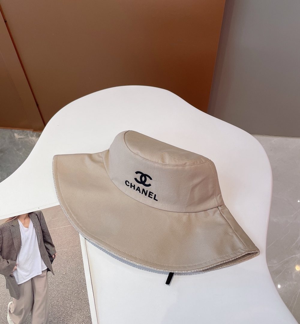 Chanel Cloche Hat Cream Chanel Hat