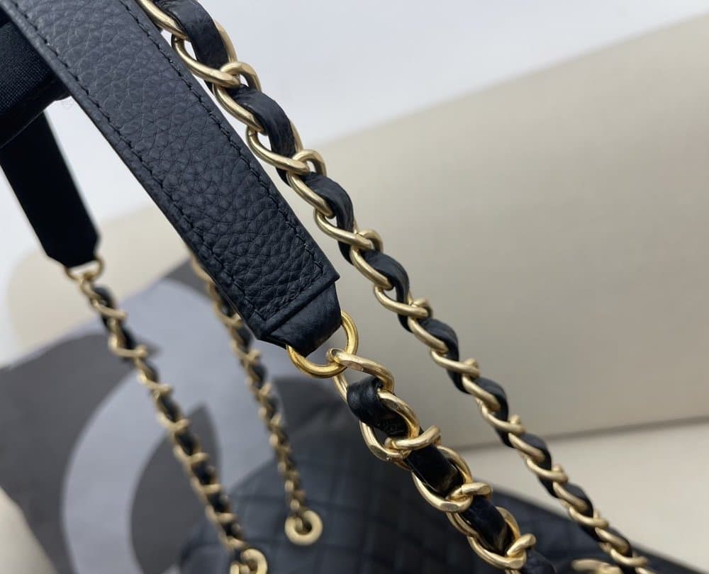 [REP 1:1] Chanel CoCo Luggage Gold Toned Hardware 46cm Black For Women