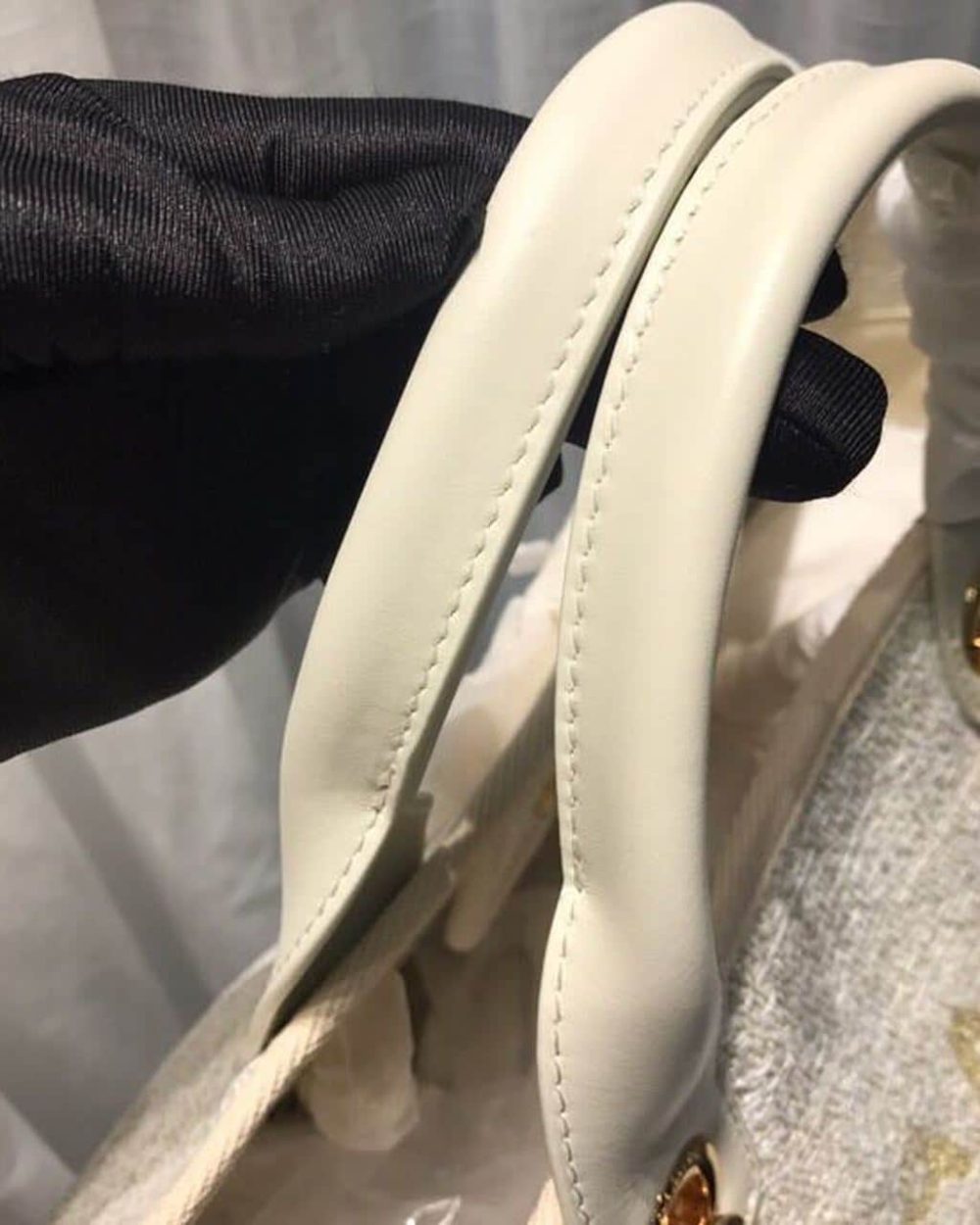 [REP 1:1] Chanel Deauville Tote Tweed Canvas Bag Fall/Winter Collection, Beige/Cream/Gold/Multi For Women 15in/38cm