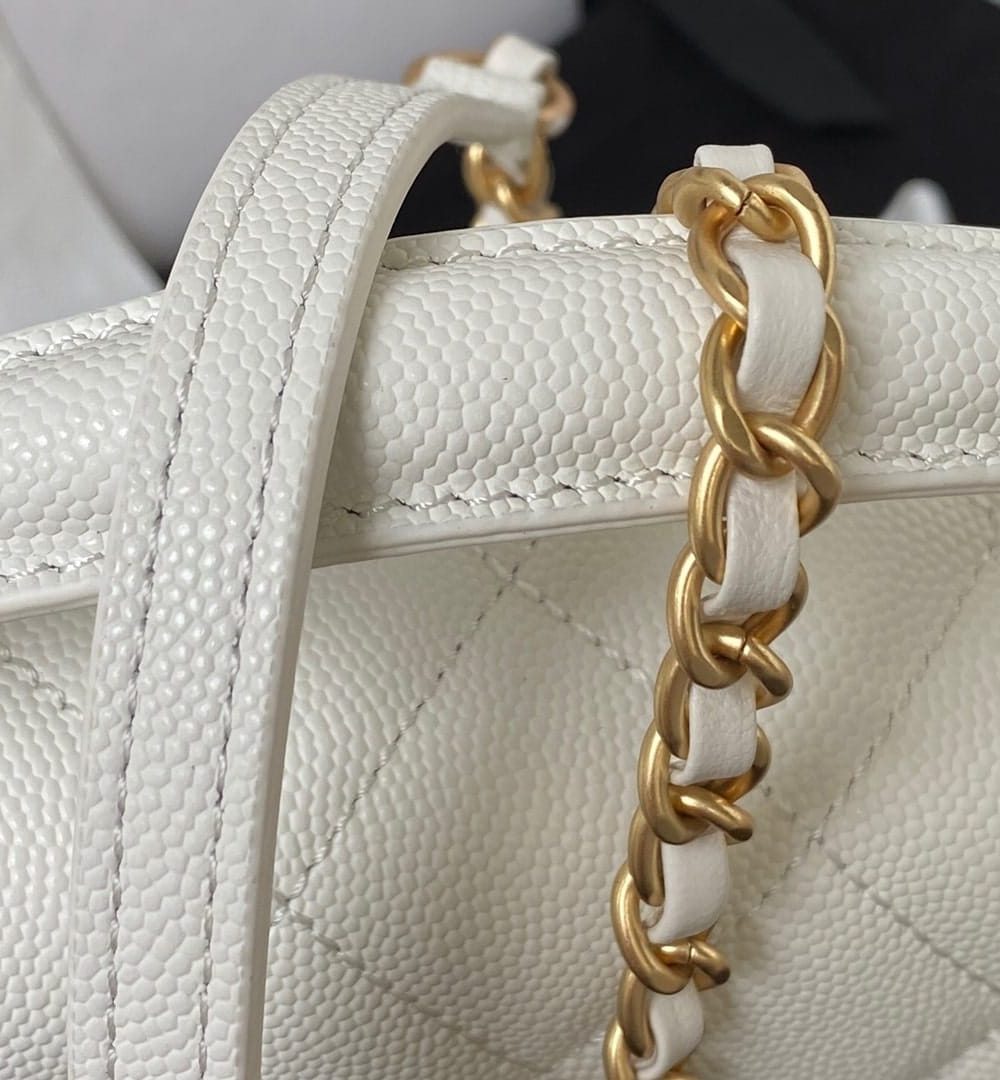 [REP 1:1] Chanel Flap Bag Black/Pink/White For Women 20cm / 7.9in