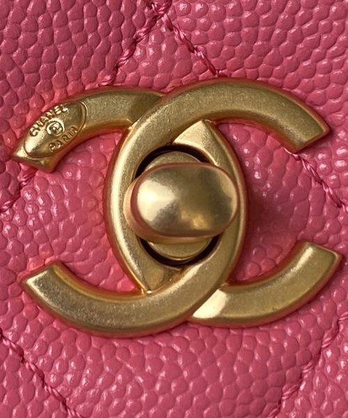 [REP 1:1] Chanel Flap Bag Black/Pink/White For Women 20cm / 7.9in