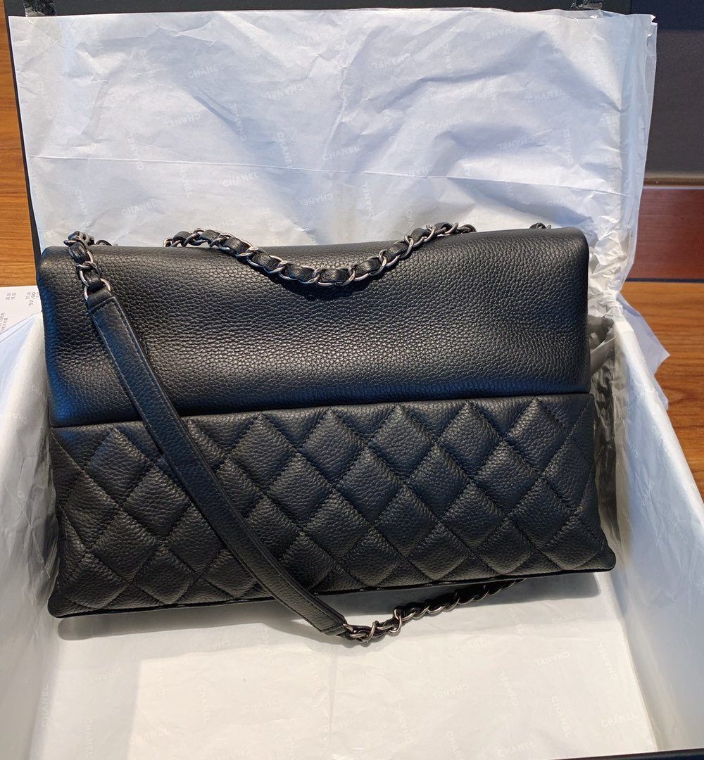 [REP 1:1] Chanel Flap Bag With Top Handle Black Bag For Women 32cm/12.5in