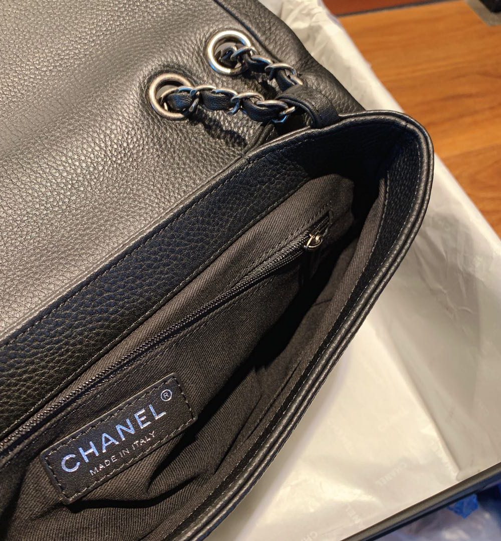 [REP 1:1] Chanel Flap Bag With Top Handle Black Bag For Women 32cm/12.5in