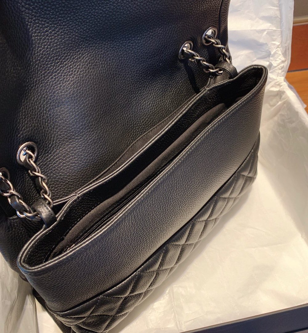[REP 1:1] Chanel Flap Bag With Top Handle Black Bag For Women 32cm/12.5in