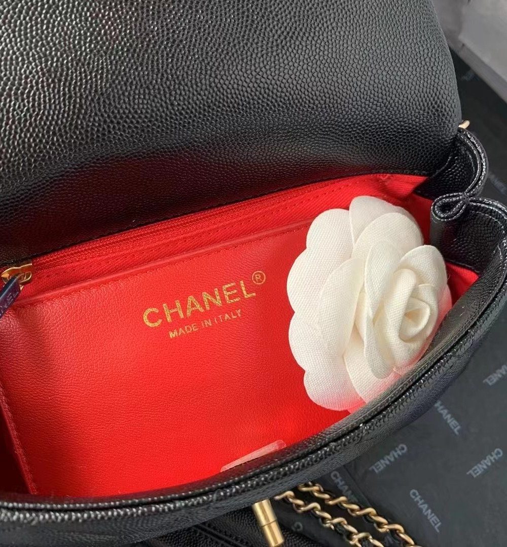 [REP 1:1] Chanel Flapbag With Chain Black For Women, Women's Bags 8.3in/21cm