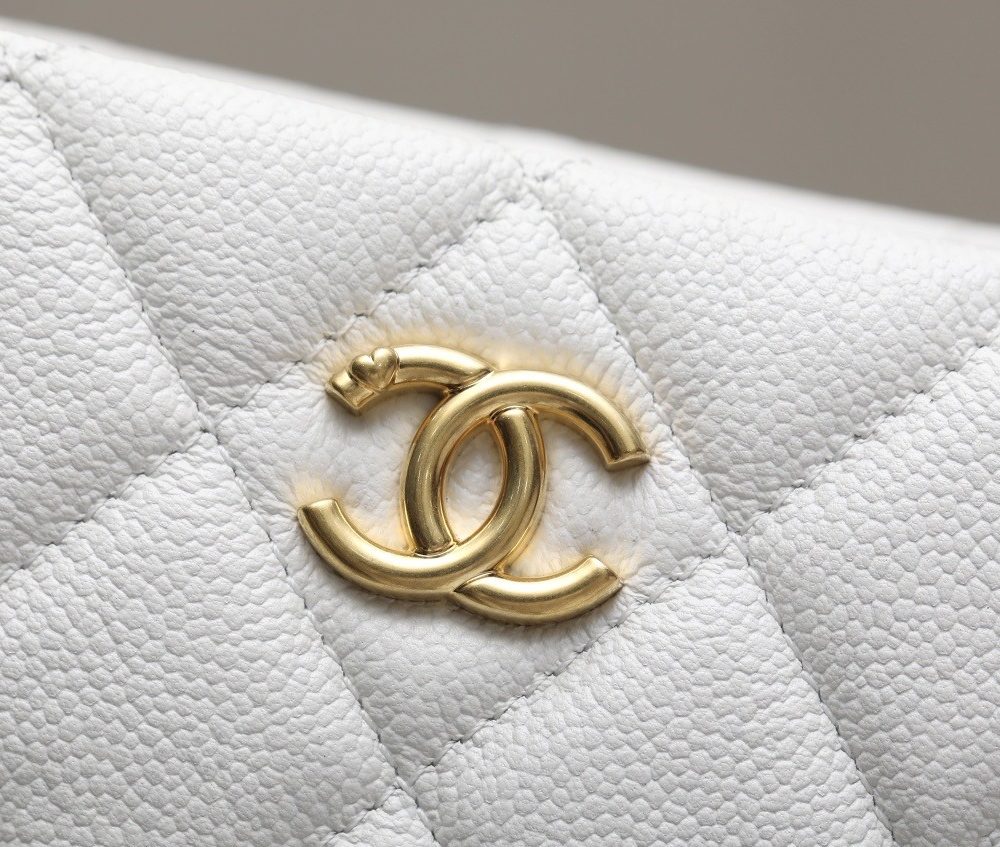 [REP 1:1] Chanel HoBo Heart Adjustment Buckle White For Women 18cm / 7.1in