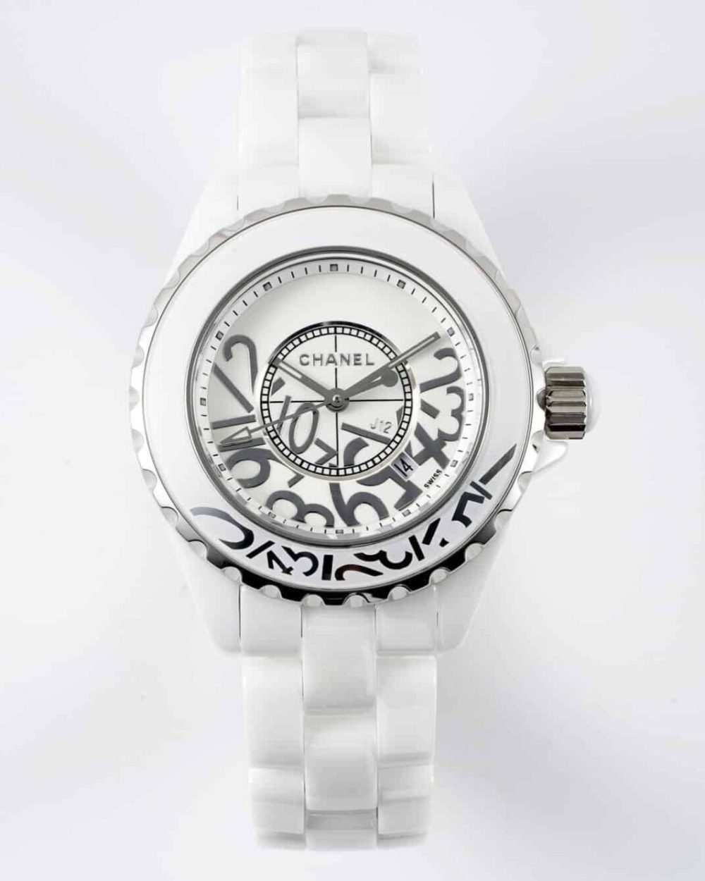 Chanel J12 Wanted De Chanel Watch, 33mm Silver Toned H5703