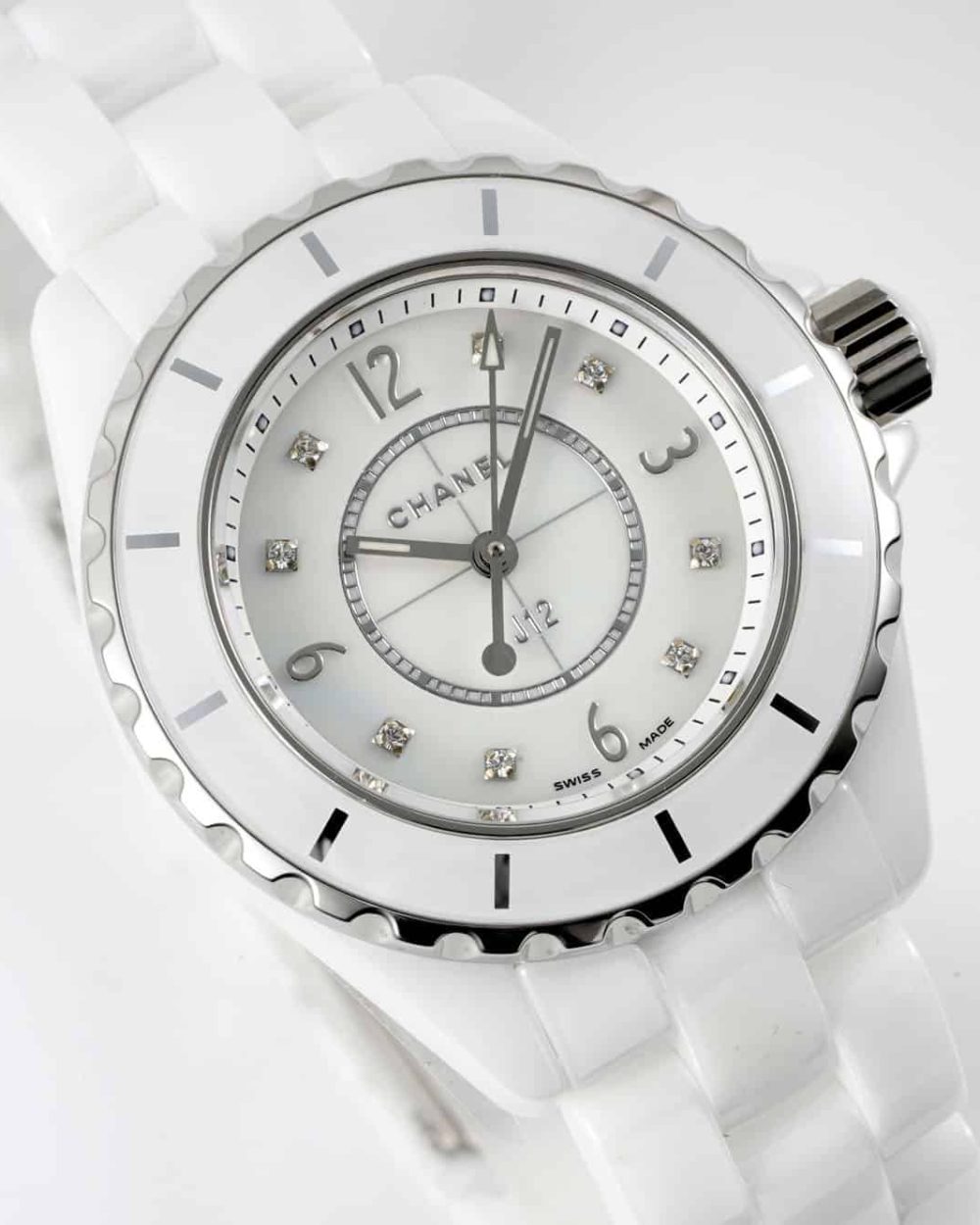 Chanel J12 Watch, 33mm Silver Toned H5703