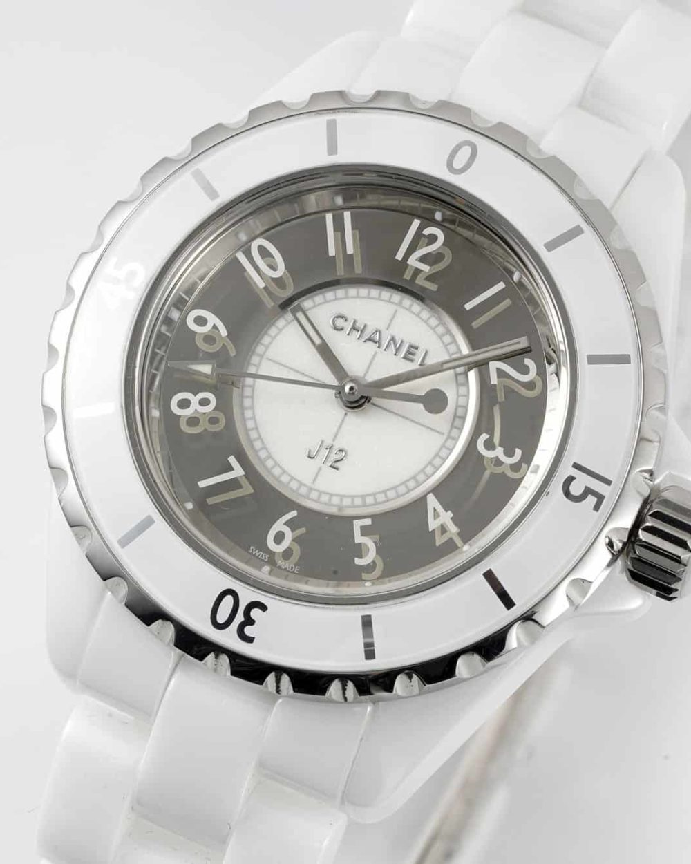 Chanel J12 Watch Caliber, 33mm Silver Toned H5703