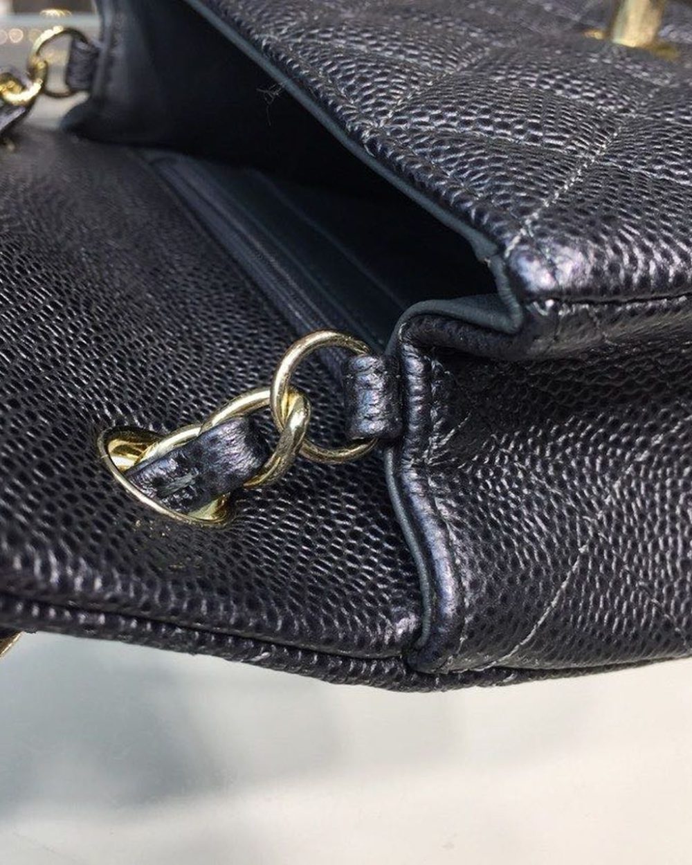 [REP 1:1] Chanel Mini Flap Bag Caviar Black For Women, Women's Bags, Shoulder And Crossbody Bags 6.7in/17cm A35200