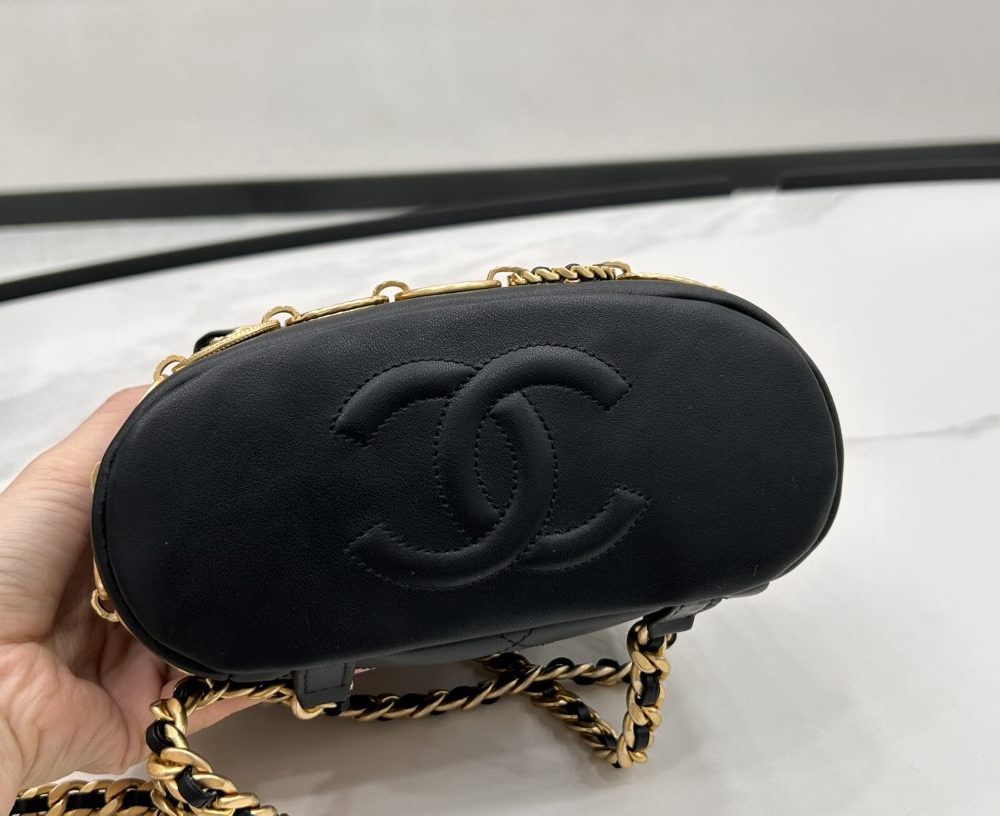 [REP 1:1] Chanel Shoulder Bag Black For Women 18cm / 7.1in AS4275