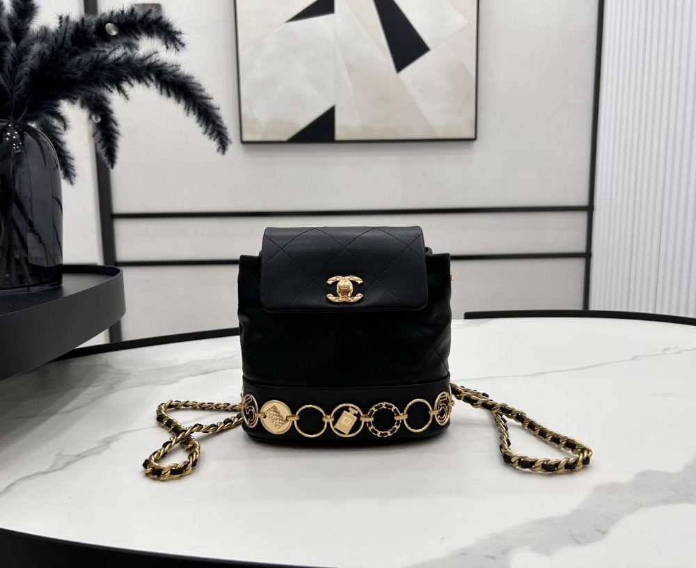 [REP 1:1] Chanel Shoulder Bag Black For Women 18cm / 7.1in AS4275