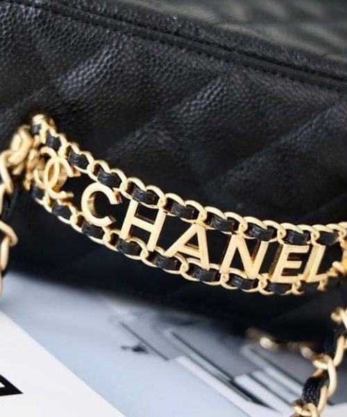 [REP 1:1] Chanel Small Vanity Case Black For Women 6.7in/17cm AS3171