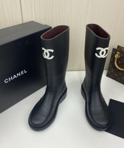 Chanel Women's High Boots Black For Women G39620 X56326 94305