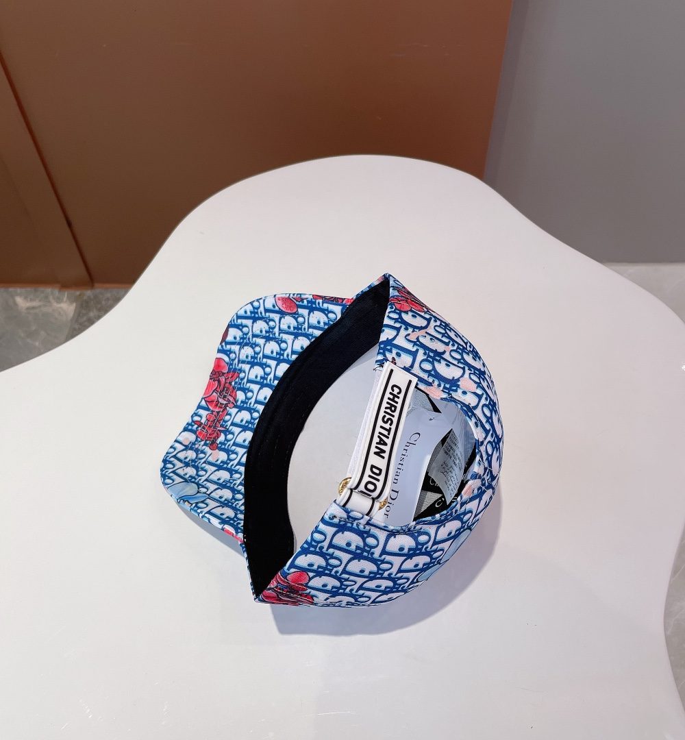 Christian Dior Baseball Cap White/Blue Cap