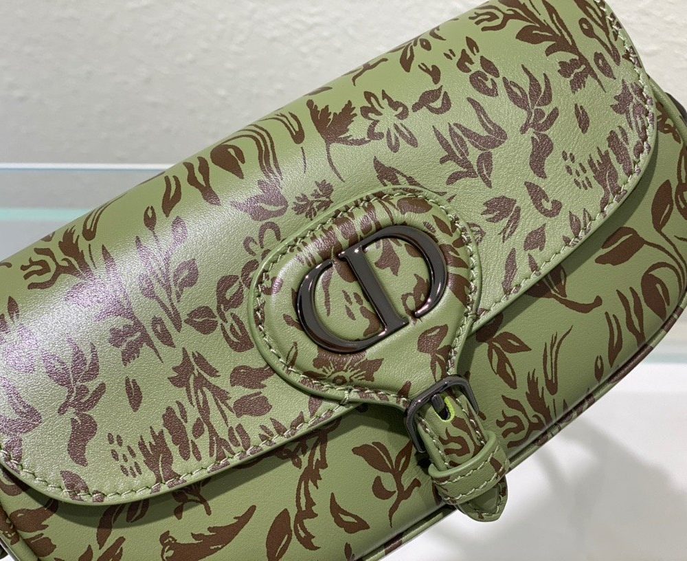 1:1 Replica Christian Dior Bobby East-West Bag Green, For Women, Women’s Handbags 8.5in/21cm CD