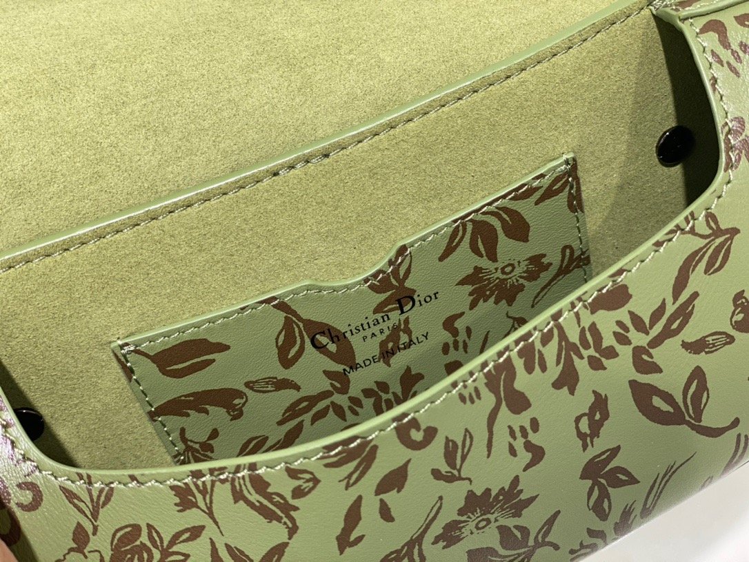 1:1 Replica Christian Dior Bobby East-West Bag Green, For Women, Women’s Handbags 8.5in/21cm CD - Image 7