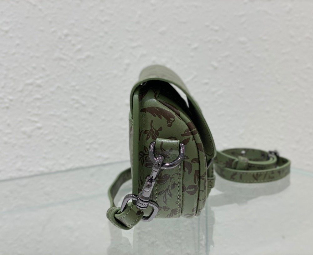 1:1 Replica Christian Dior Bobby East-West Bag Green, For Women, Women’s Handbags 8.5in/21cm CD