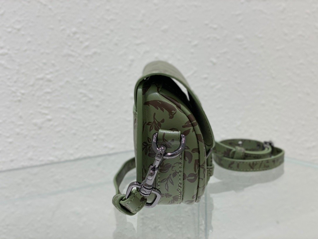 1:1 Replica Christian Dior Bobby East-West Bag Green, For Women, Women’s Handbags 8.5in/21cm CD - Image 9