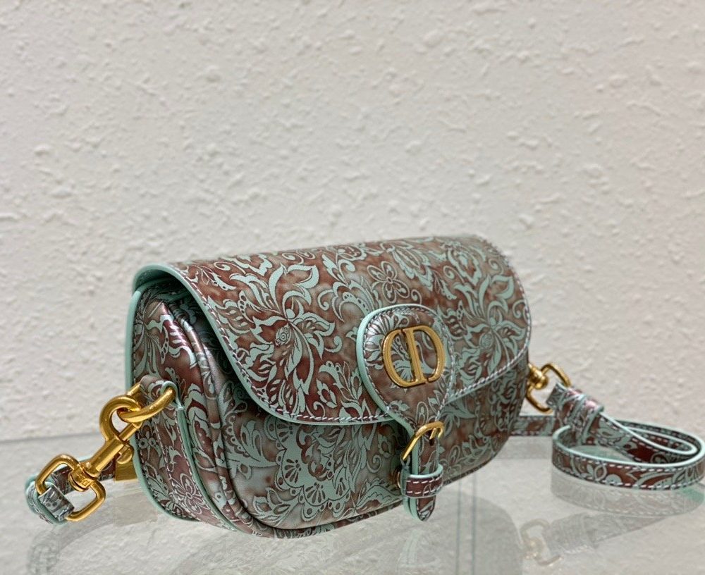 1:1 Replica Christian Dior Bobby East-West Bag Turquoise, For Women, Women’s Handbags 8.5in/21cm CD