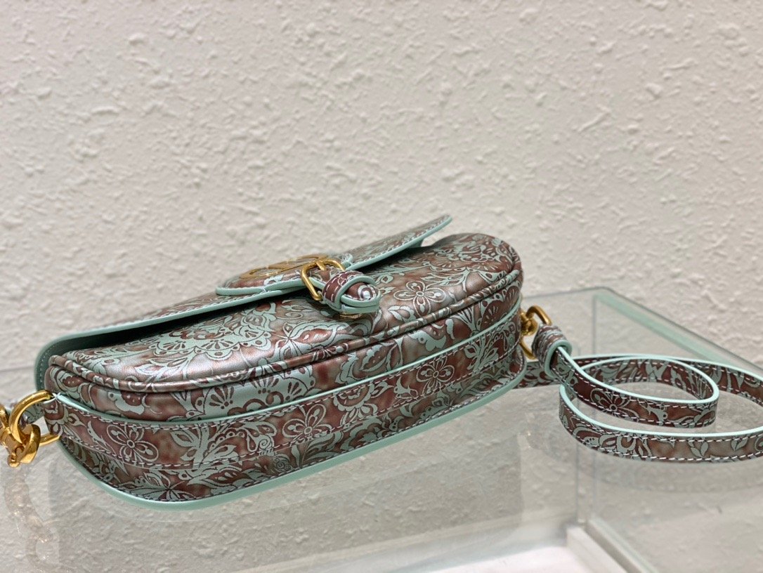 1:1 Replica Christian Dior Bobby East-West Bag Turquoise, For Women, Women’s Handbags 8.5in/21cm CD - Image 6