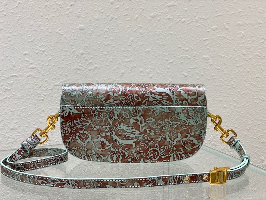 1:1 Replica Christian Dior Bobby East-West Bag Turquoise, For Women, Women’s Handbags 8.5in/21cm CD - Image 3