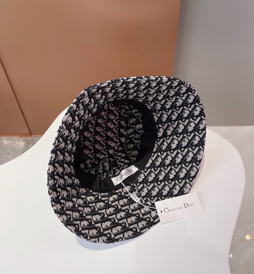Christian Dior Bucket Hat Black Hat
