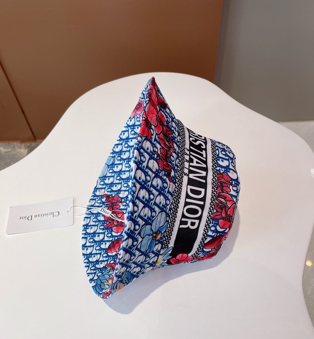 Christian Dior Bucket Hat Blue Hat