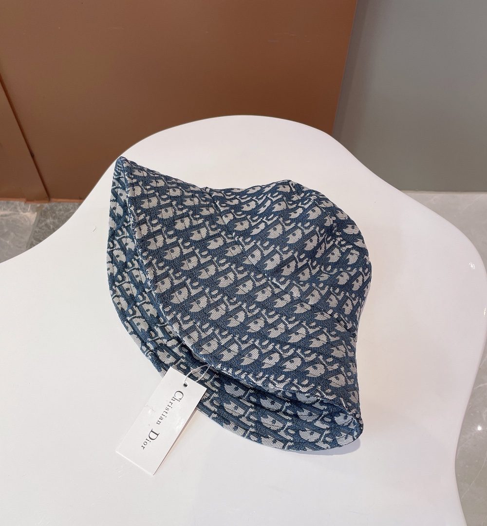 Christian Dior Bucket Hat Dark Blue Hat