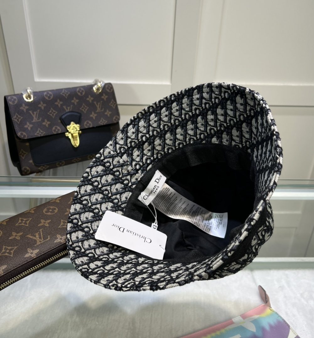 Christian Dior Dioresort Big Brim Hat Black Hat