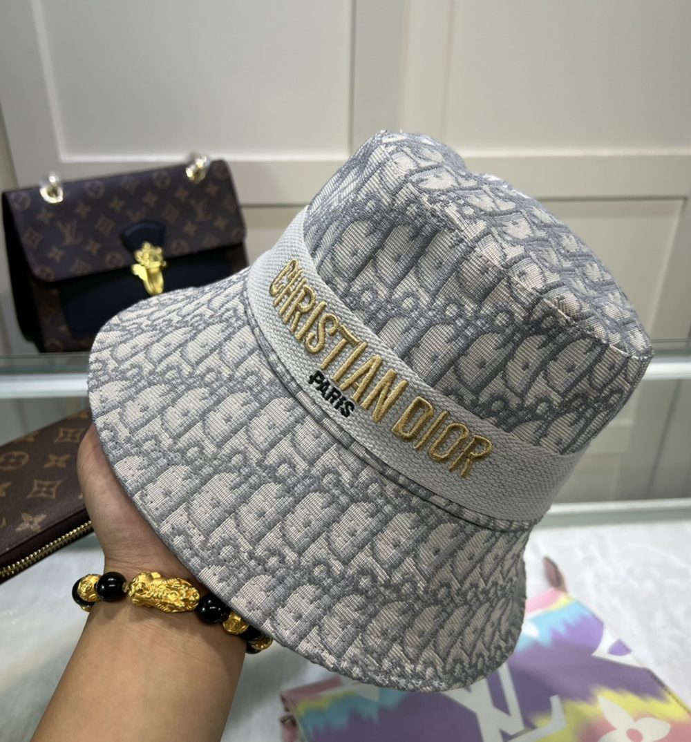 Christian Dior Dioresort Big Brim Hat Grey Hat