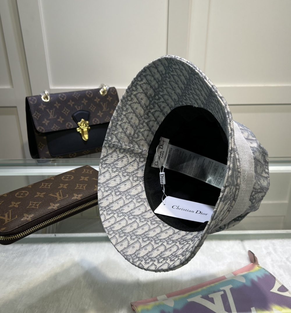 Christian Dior Dioresort Big Brim Hat Grey Hat