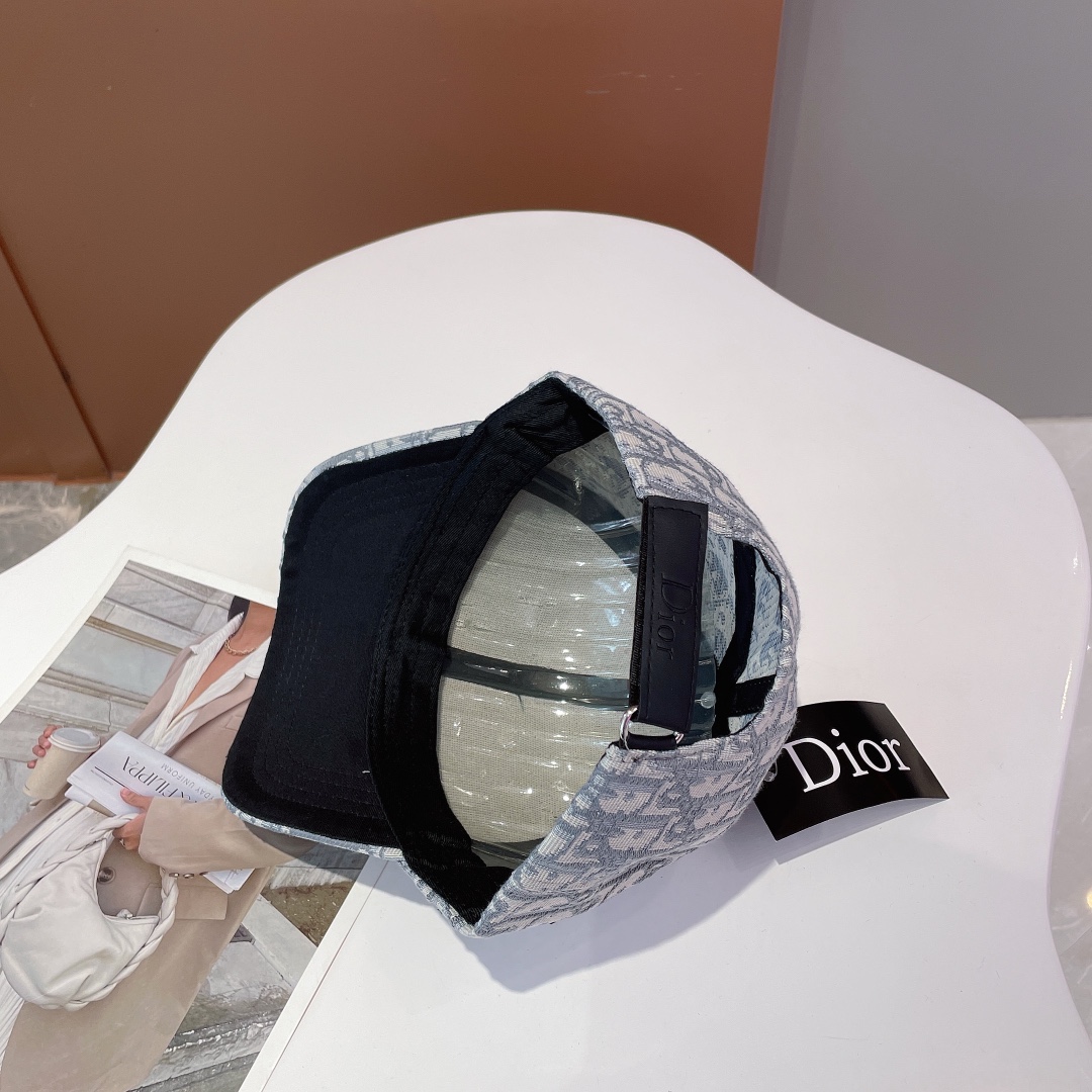 Christian Dior Jack Dior Baseball Cap Grey Cap - Image 3