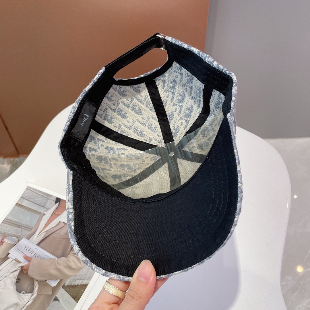 Christian Dior Jack Dior Baseball Cap Grey Cap - Image 2