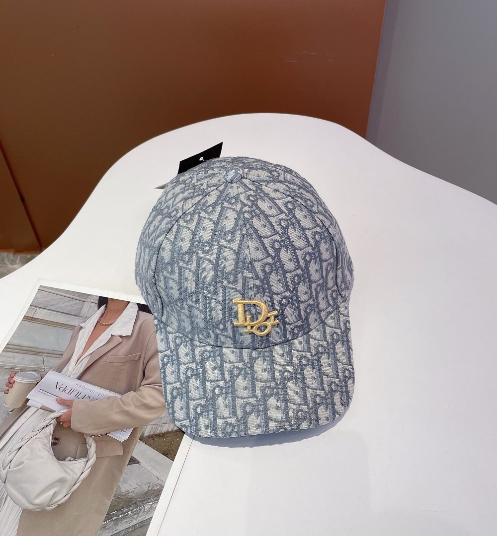 Christian Dior Jack Dior Baseball Cap Grey Cap
